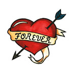 Forever Herz Tattoo