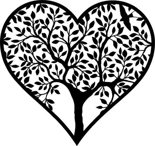 Herz Baum Tattoo