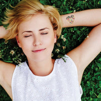 Hart Bloemen Boeket Prismfoil Tattoo