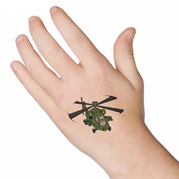 Armee Hubschrauber Tattoo