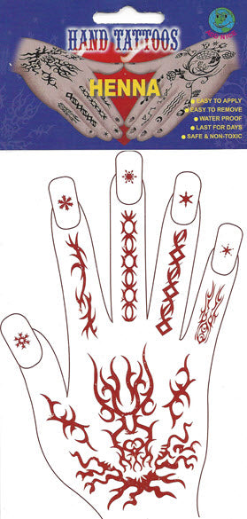 Baraka Left Hand Henna Tattoo