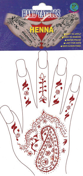 Diwali Left Hand Henna Tattoo