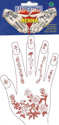 Tumeric Left Hand Henna Tattoo