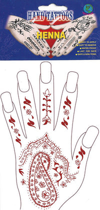 Diwali Rechte Hand Henna Tattoo