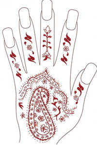 Diwali Linke Hand Henna Tattoo