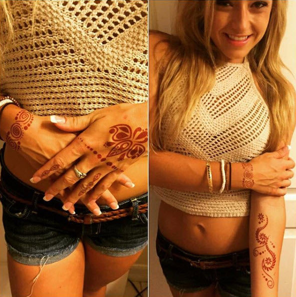 Tatuagens Henna Natual
