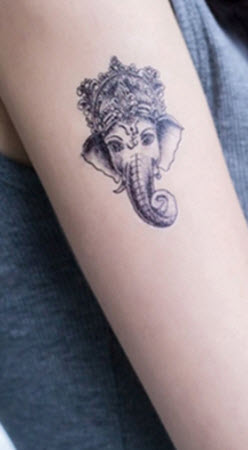 Tatuaggio Santo Dio Ganesh (3 Tatuaggi)