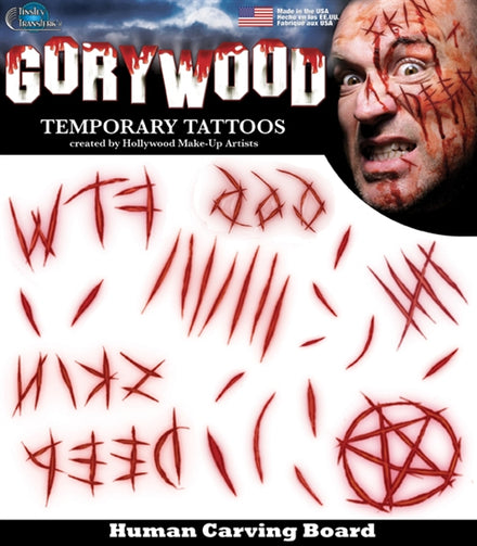 Tavola Di Incisione Umana - Tatuaggi Gorywood