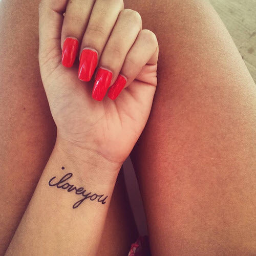 iloveyou Tatuaje