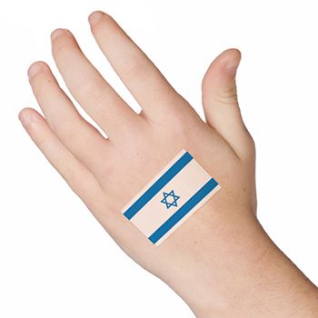 Israelische Flagge Tattoo