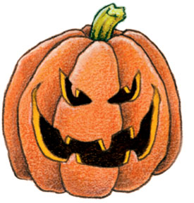 Halloween Pumpkin Tattoo
