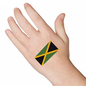 Jamaica Vlag Tattoo