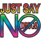 Kleine Just Say No Drugs Tattoo