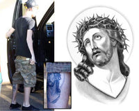 Justin Bieber - Tatuagem Jesus