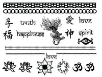 Kanji, Necklaces & Lotus Fowers (23 Tattoos)