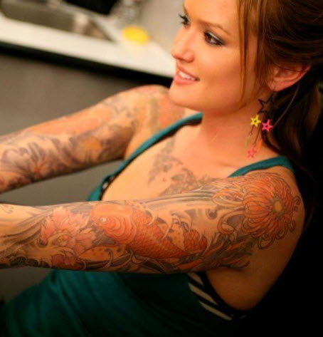 Tatuaggio Extra Large Koi