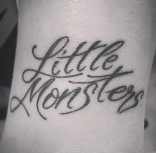 Lady GaGa - Tatuaggio Little Monsters