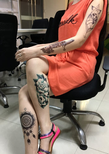 Tatuaje De Dos Dagas