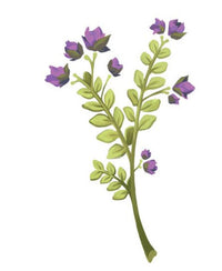 Lavendel Floral Tattoo