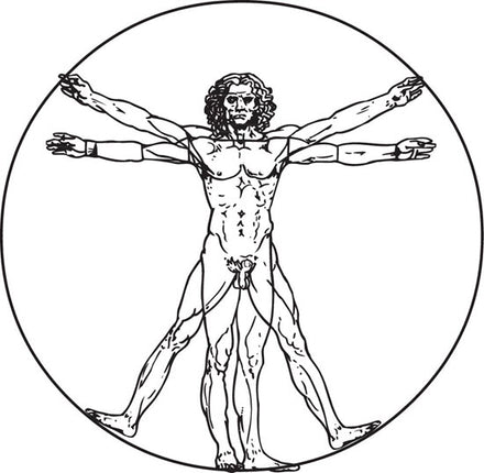 Uomo Vitruviano - Tatuaggio Da Vinci