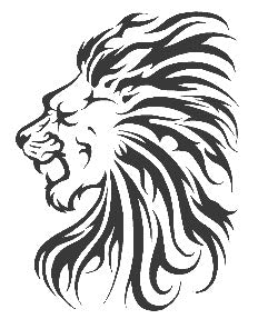 Löwenkopf Tattoo