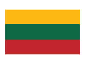 Litauens Flagge Tattoo