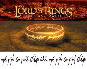 Lord of the Rings Tatuaje
