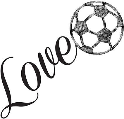 Love Voetbal Tattoo