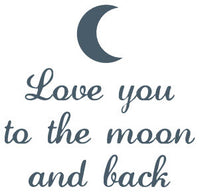 Tatuagem Love You To The Moon And Back