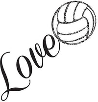Love Volleybal Tattoo