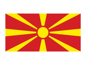 Mazedonien Flagge Tattoo