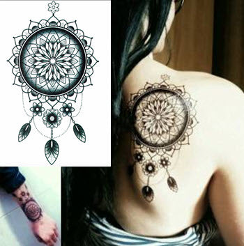 Mandala Dreamcatcher Tattoo