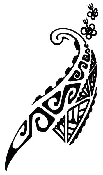 Rihanna - Maori Main Tattoo