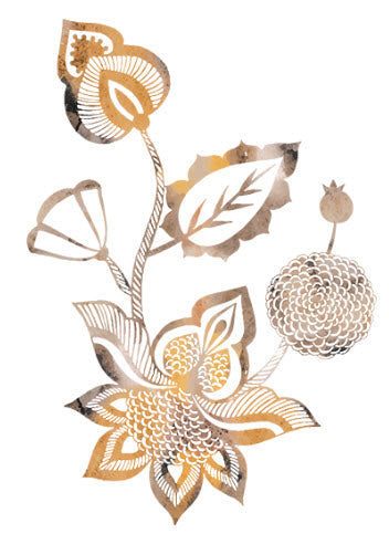 Metallic Ontluikende Bloem Tattoo