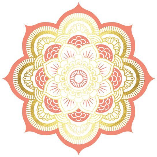 Corail Mandala Prismfoil Tatouage