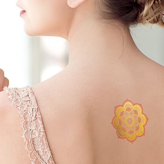 Mandala Coral PrismFoil Tatuaje