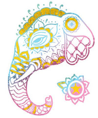 Elephant Prismfoil Tattoo