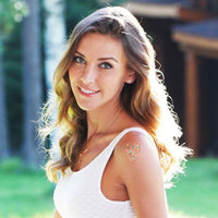 Hart Bloemen Boeket Prismfoil Tattoo