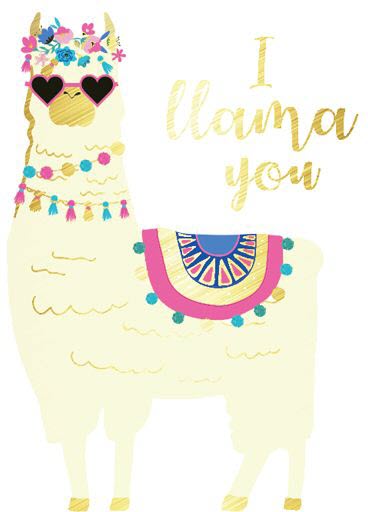Llama Love PrismFoil Tattoo