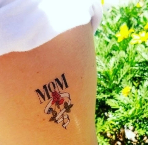 Tatuagem Rosa Mom