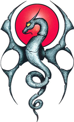 Tatuaje Del Dragón De Luna