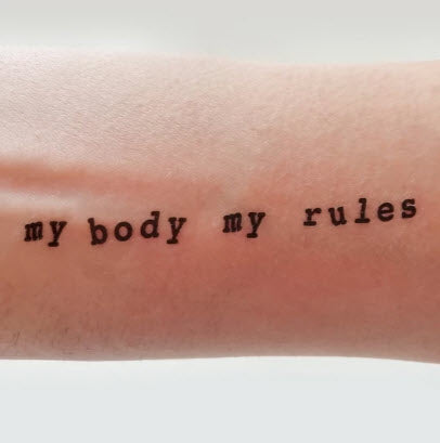 My Body My Rules - Tattoonie