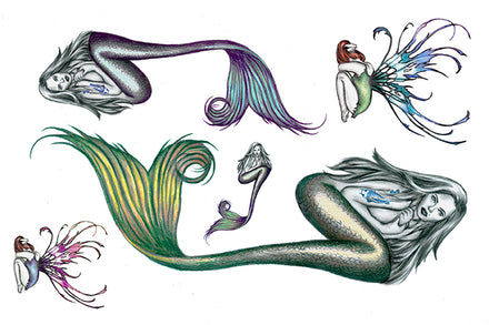 Mermaids Skyn Demure Tattoos