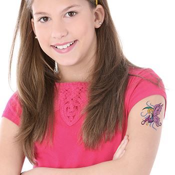 Tatuaggio Mitica Fatina Viola