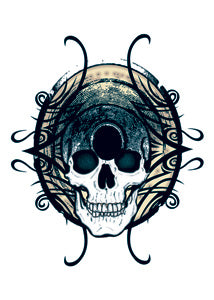 Nation Tribal Skull Tattoo
