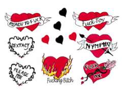 Tempting Hearts Tattoo