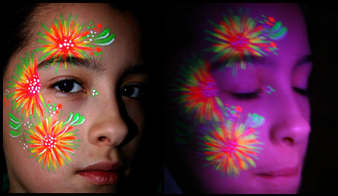Neon Face & Body Paint Stargazer 10ml - Turquoise