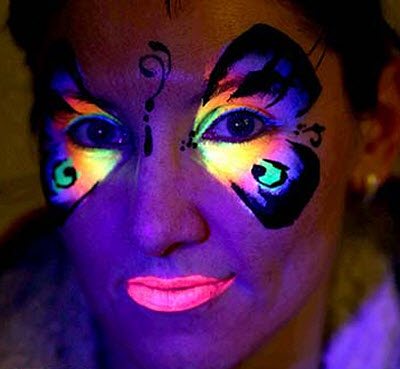 Neon Gesicht- & Körperbemalung Stargazer 10ml - Lila