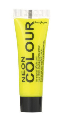 Cara Neon e Tinta para o Corpo Stargazer 10 ml -Amarelo