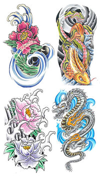 Nieuwe Aziatische Ontwerpen Tattoo
